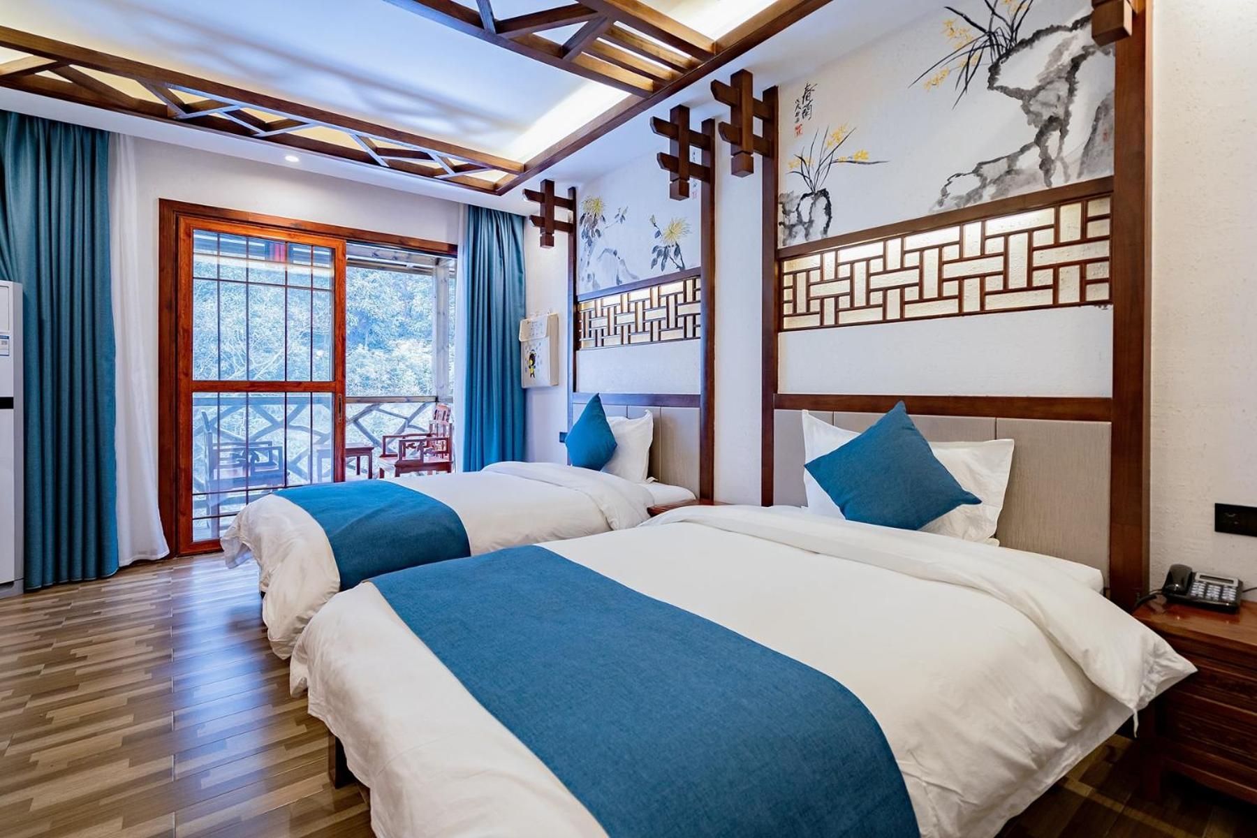 Ferienwohnung 一树一花客栈眷恋店 Wulingyuan Exterior foto